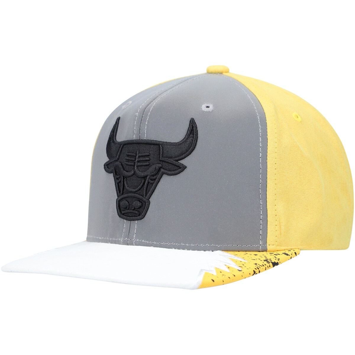 【公式グッズ】NBA ブルズ スナップバック キャップ Mitchell & Ness/ミッチェル＆ネス メンズ グレイ (NBA MNC Day 5 Snapback)