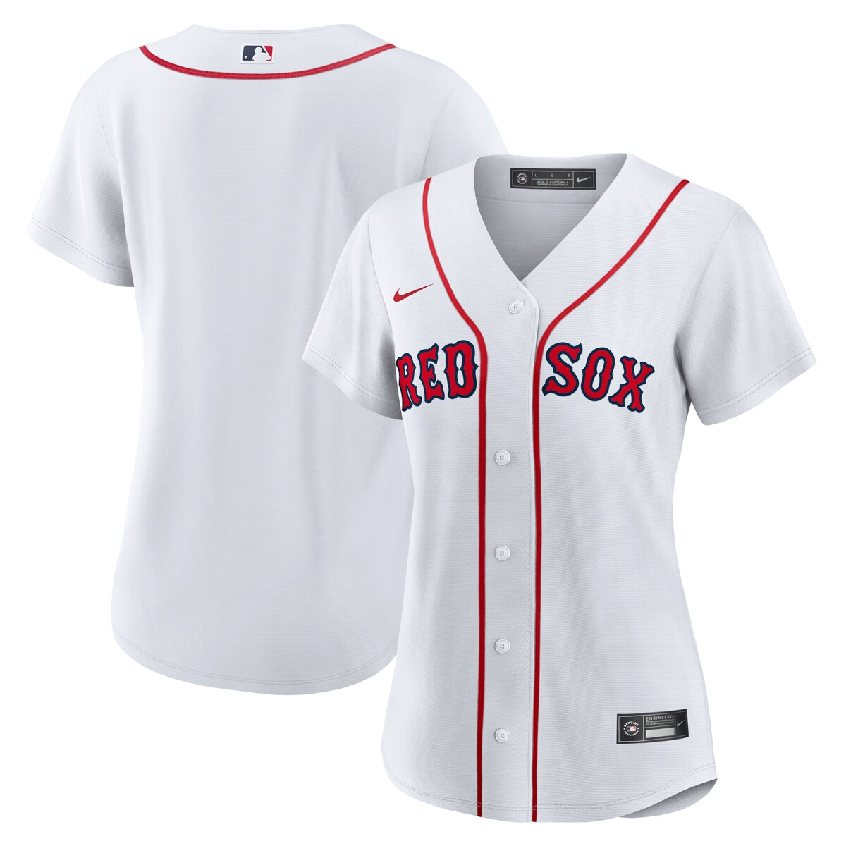 【公式グッズ】MLB レッドソックス レプリカ ユニフォーム Nike/ナイキ レディース ホワイト (Women's Nike Official Replica Jersey)