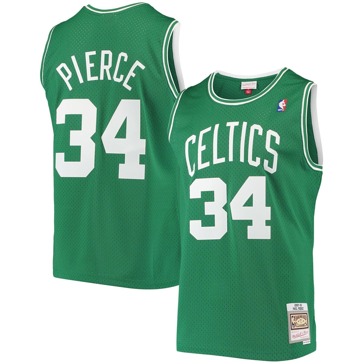 【公式グッズ】NBA セルティックス ポール・ピアース ユニフォーム Mitchell & Ness/ミッチェル＆ネス メンズ グリーン (MNC NBA HWC Mens Swingman Jersey)｜Fanatics公式ストア 店