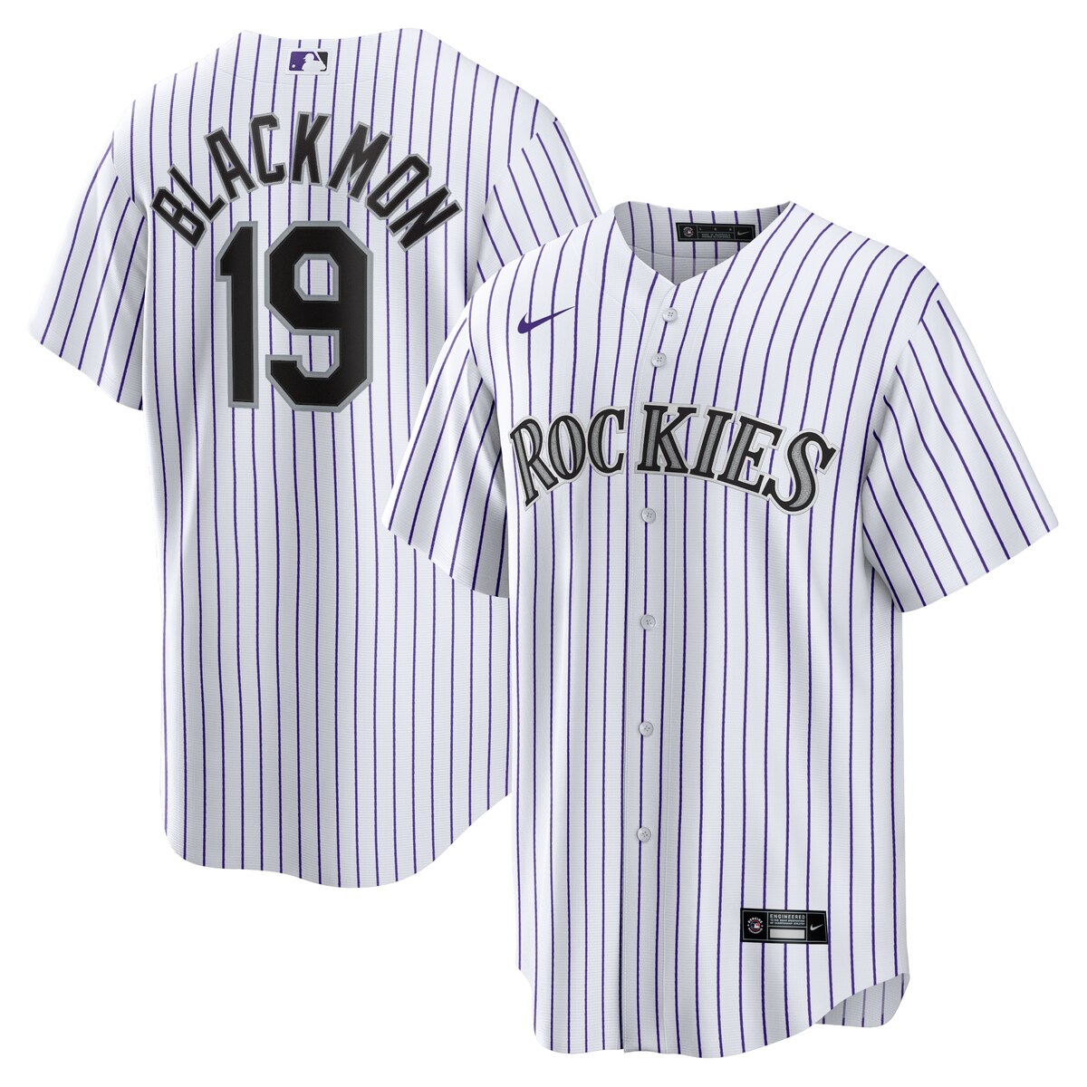 【公式グッズ】MLB ロッキーズ チャーリー・ブラックモン レプリカ ユニフォーム Nike/ナイキ メンズ ホワイト (Men's MLB Nike Official Replica Player Jersey)