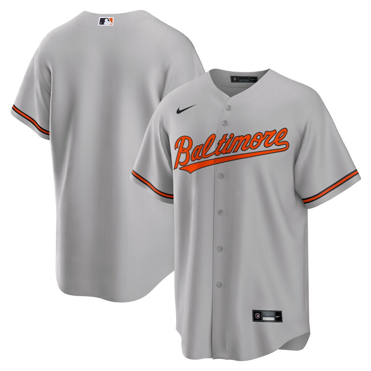 【公式グッズ】MLB オリオールズ レプリカ ユニフォーム Nike/ナイキ メンズ グレイ (Men's Nike Replica Team Jersey)