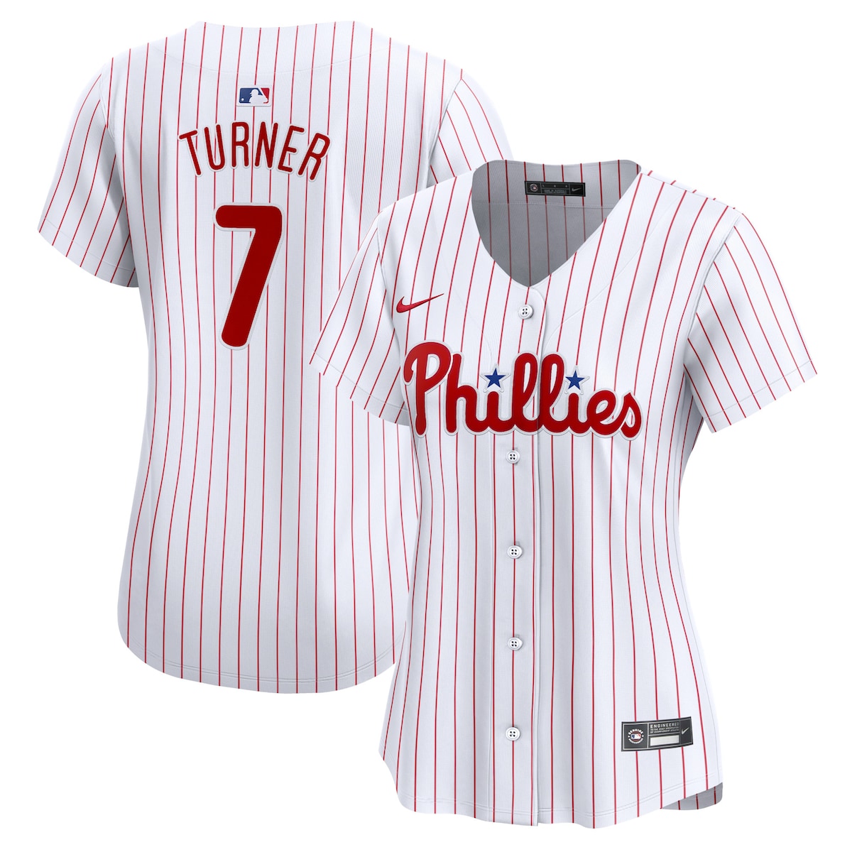 【公式グッズ】MLB フィリーズ トリア・ターナー リミテッド ユニフォーム Nike/ナイキ レディース ホワイト (2024 Nike Women's Limited Player Jerseys - FTF NTP Master Style)|Fanatics公式ストア 店