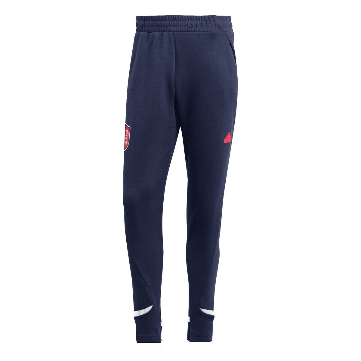 【公式グッズ】MLS セントルイス・シティSC トレーニングパンツ Adidas/アディダス メンズ ネイビー (ADI 2024 Men's Travel Pant)