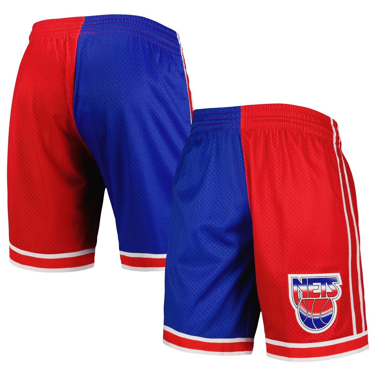 【公式グッズ】NBA ネッツ カジュアル ショーツ Mitchell & Ness/ミッチェル＆ネス メンズ ブルー (Mens MNC HWC Split Swingman Shorts)｜Fanatics公式ストア 店 16,248円