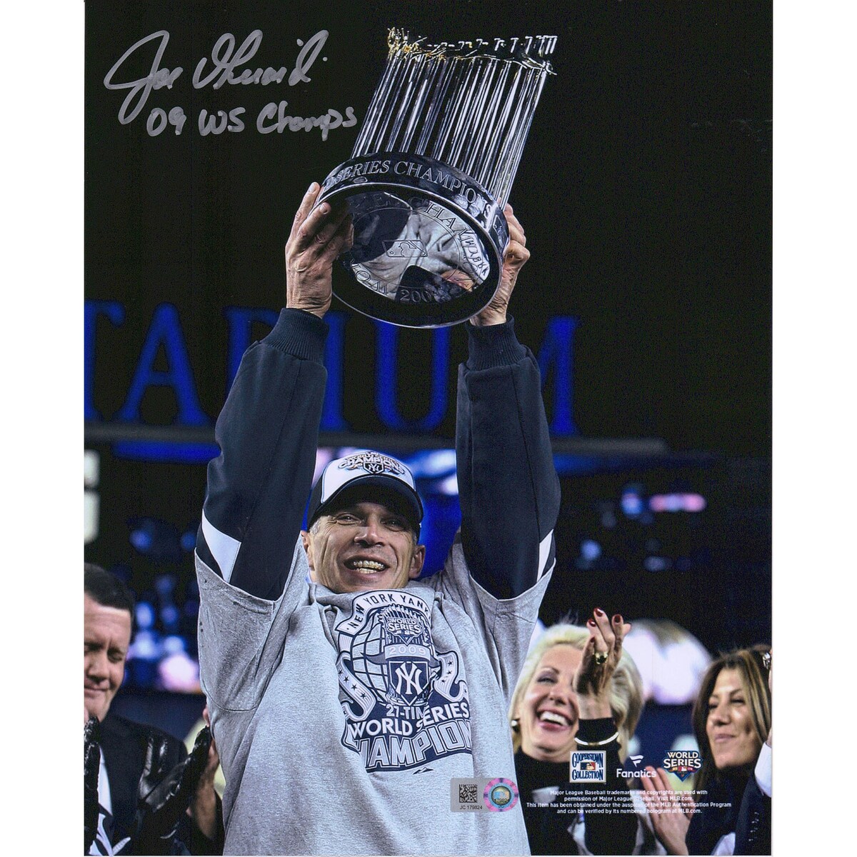 【MLB公式ホログラム付】MLB ヤンキース ジョー・ジラルディ 直筆サイン フォト Fanatics Authentic/ファナティクスオーセンティック (MLB Aut 8x10 1052020)