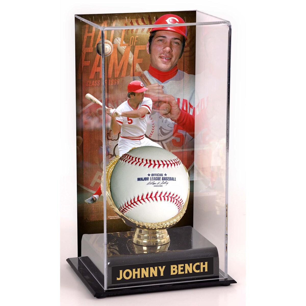 【公式グッズ】MLB レッズ ジョニー・ベンチ コレクタブル用ケース Fanatics Authentic/ファナティクスオーセンティック (UNS TALL BASEBALL DISPLAY CASE 482022)|Fanatics公式ストア 店