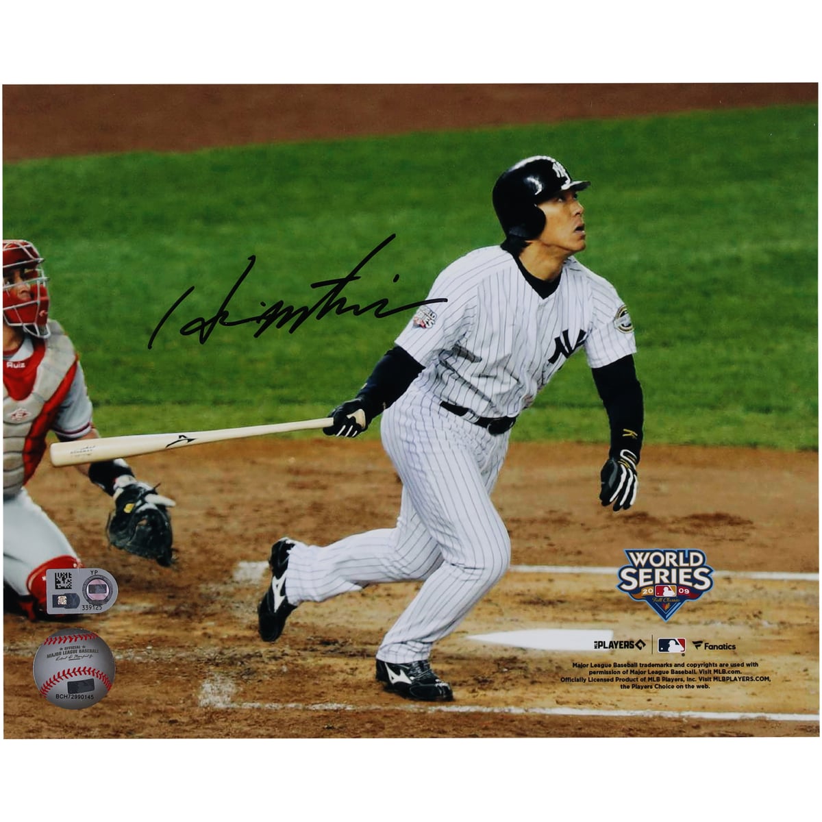 MLB ヤンキース 松井 秀喜 直筆サイン フォト （8x10） Fanatics（ファナティクス） (AUT 08x10 PHOTO 45167)