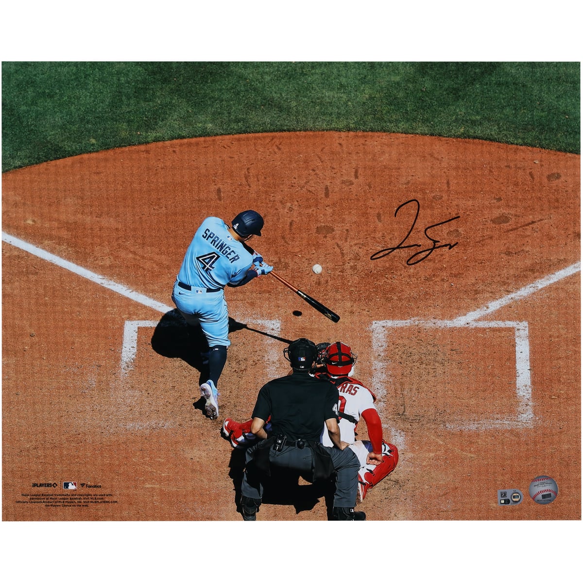 【MLB公式ホログラム付】MLB ブルージェイズ ジョージ・スプリンガー 直筆サイン フォト Fanatics Authentic/ファナティクスオーセンティック (AUT 16x20 PHOTO 45097) 25,690円