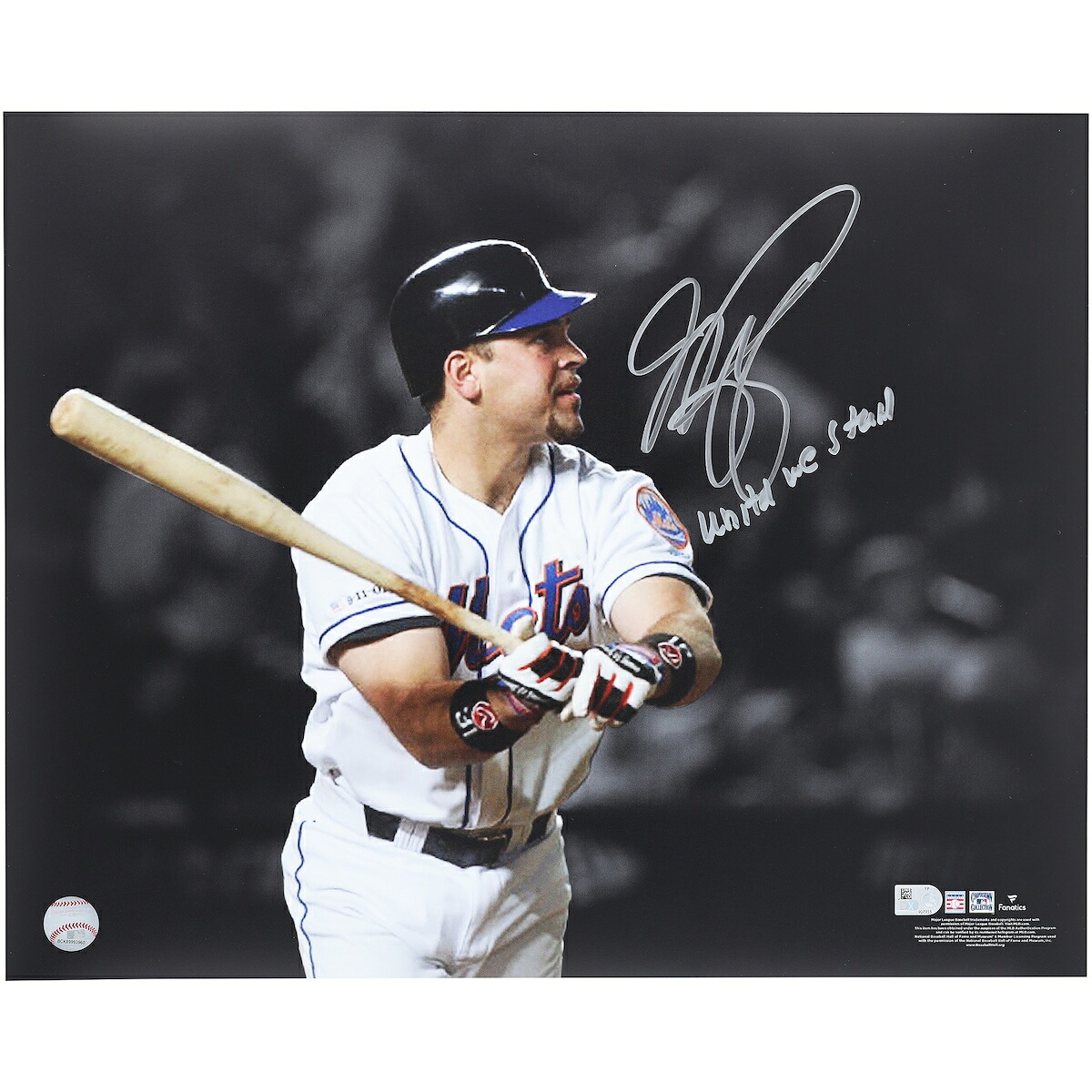【MLB公式ホログラム付】MLB メッツ マイク・ピアッツァ 直筆サイン フォト Fanatics Authentic/ファナティクスオーセンティック (16BB123019)