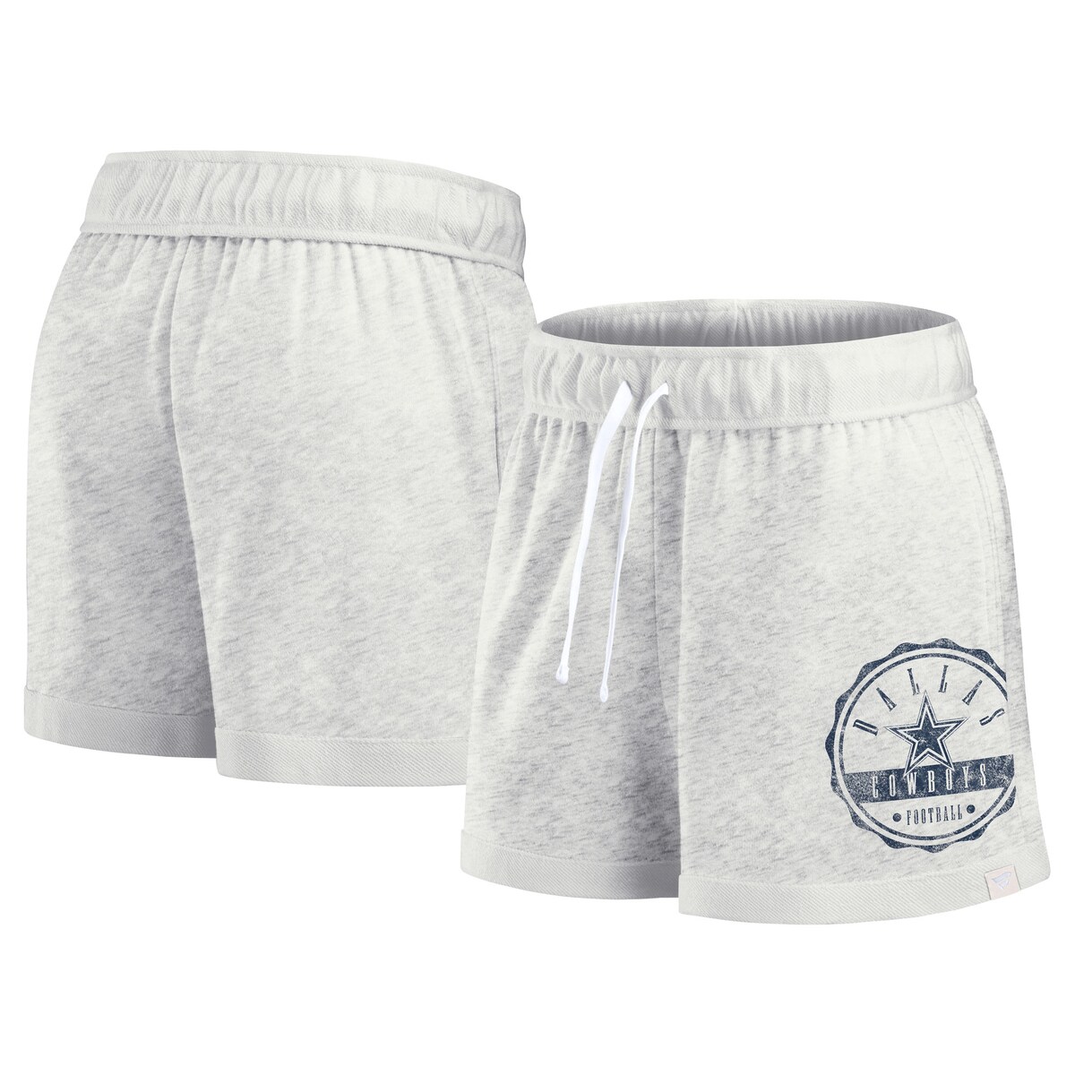 【公式グッズ】NFL カウボーイズ カジュアル ショーツ Fanatics/ファナティクス レディース オートミール (24 Women's Oversized Badge French Terry Lounge Shorts)|Fanatics公式ストア 店