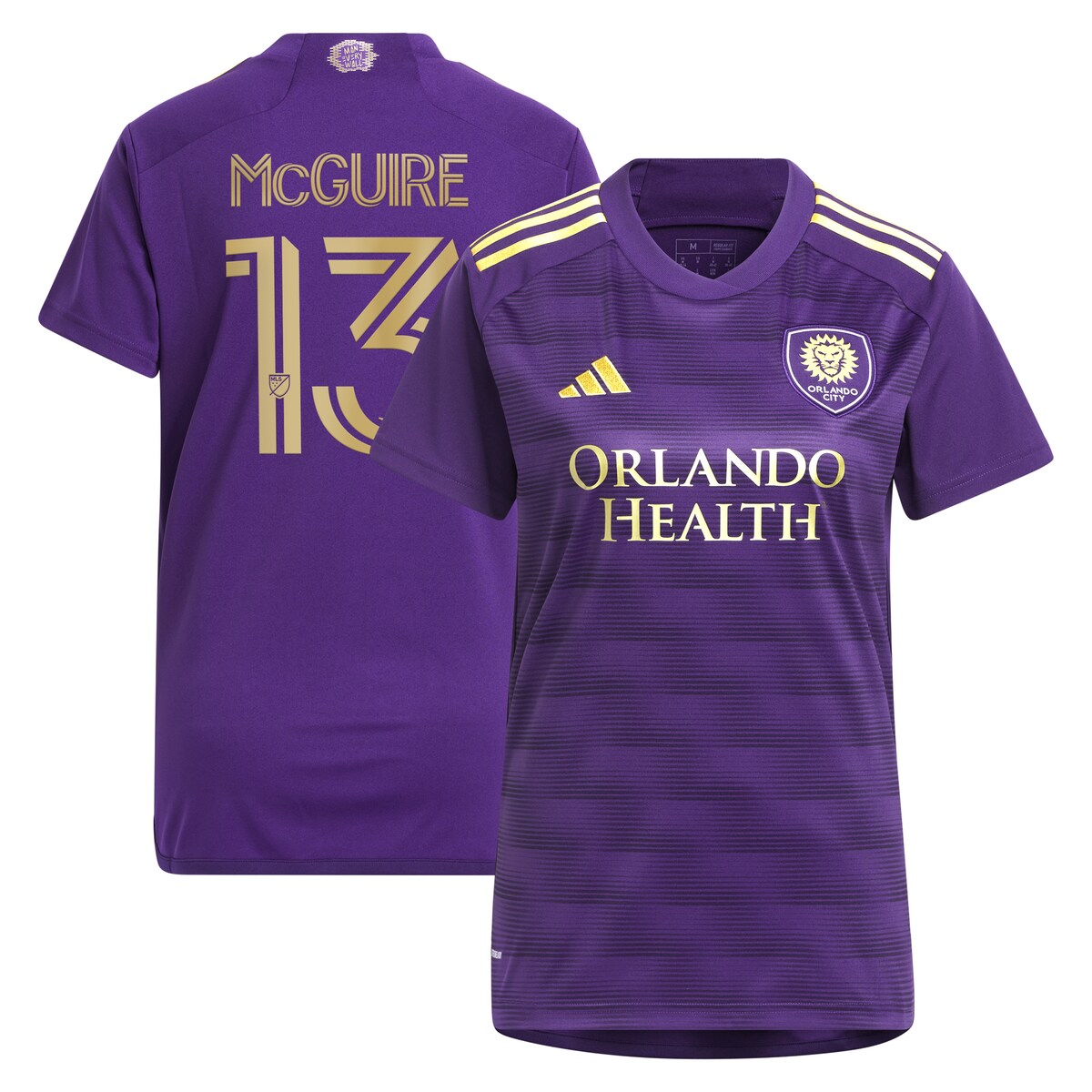 【公式グッズ】MLS オーランド・シティSC ダンカン・マグワイア レプリカ ユニフォーム Adidas/アディダス レディース パープル (ADI 2024/25 Women's Replica Jersey - Player)