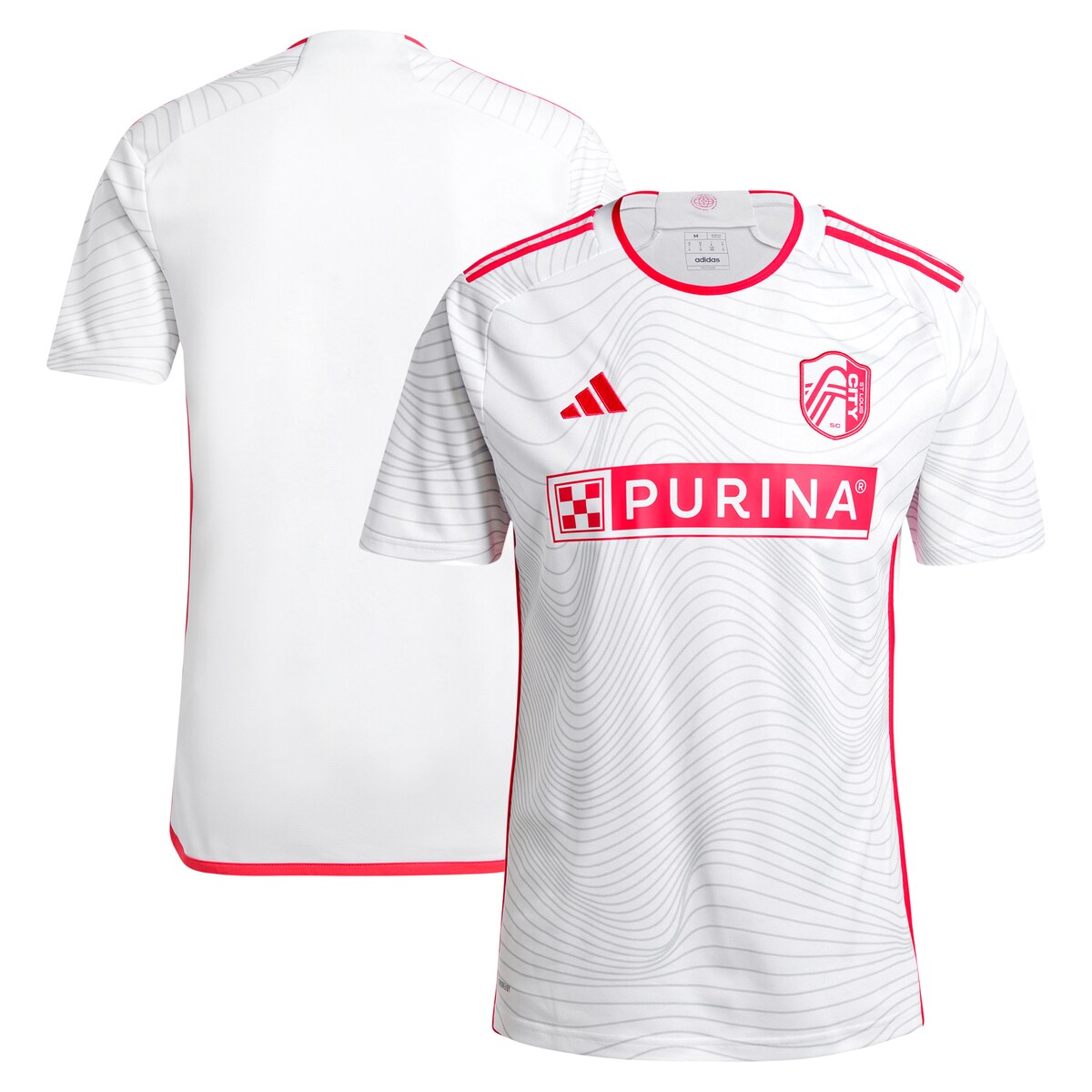 【公式グッズ】MLS セントルイス・シティSC レプリカ ユニフォーム Adidas/アディダス メンズ ホワイト (S24/25 ST LOUIS AWAY JERSEY REPLICA)