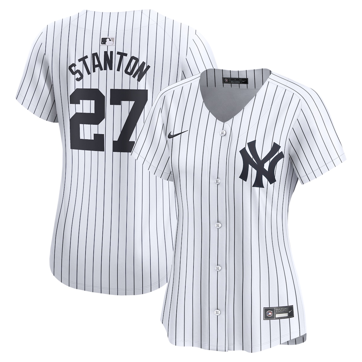 【公式グッズ】MLB ヤンキース ジャンカルロ・スタントン リミテッド ユニフォーム Nike/ナイキ レディース ホワイト (Nike Women's Limited Jerseys - FTF All Player MASTER Style)