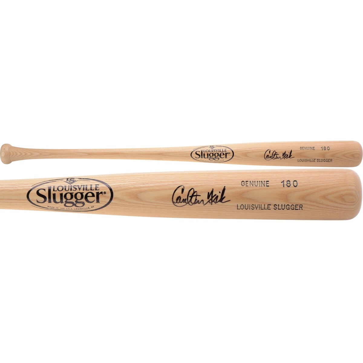 【MLB公式ホログラム付】MLB レッドソックス カールトン・フィスク 直筆サイン バット Fanatics ファナティクス オーセンティック (BATS081319)