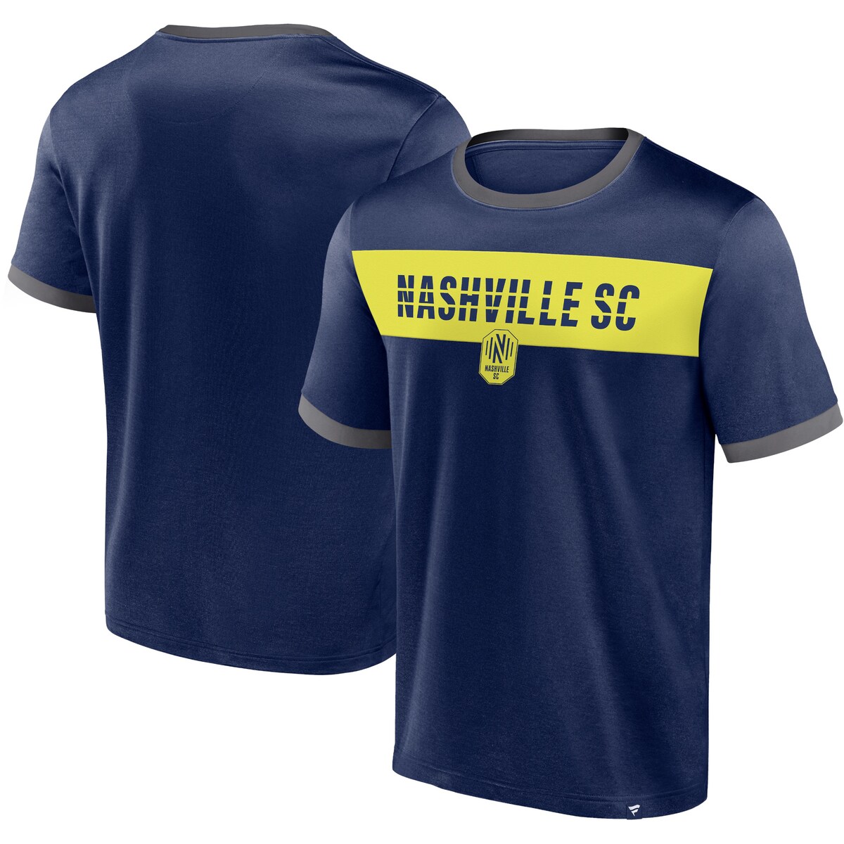 【公式グッズ】MLS ナッシュビル・SC Tシャツ Fanatics/ファナティクス メンズ ネイビー (NUT S24 Men's Advantages Fashion Top)