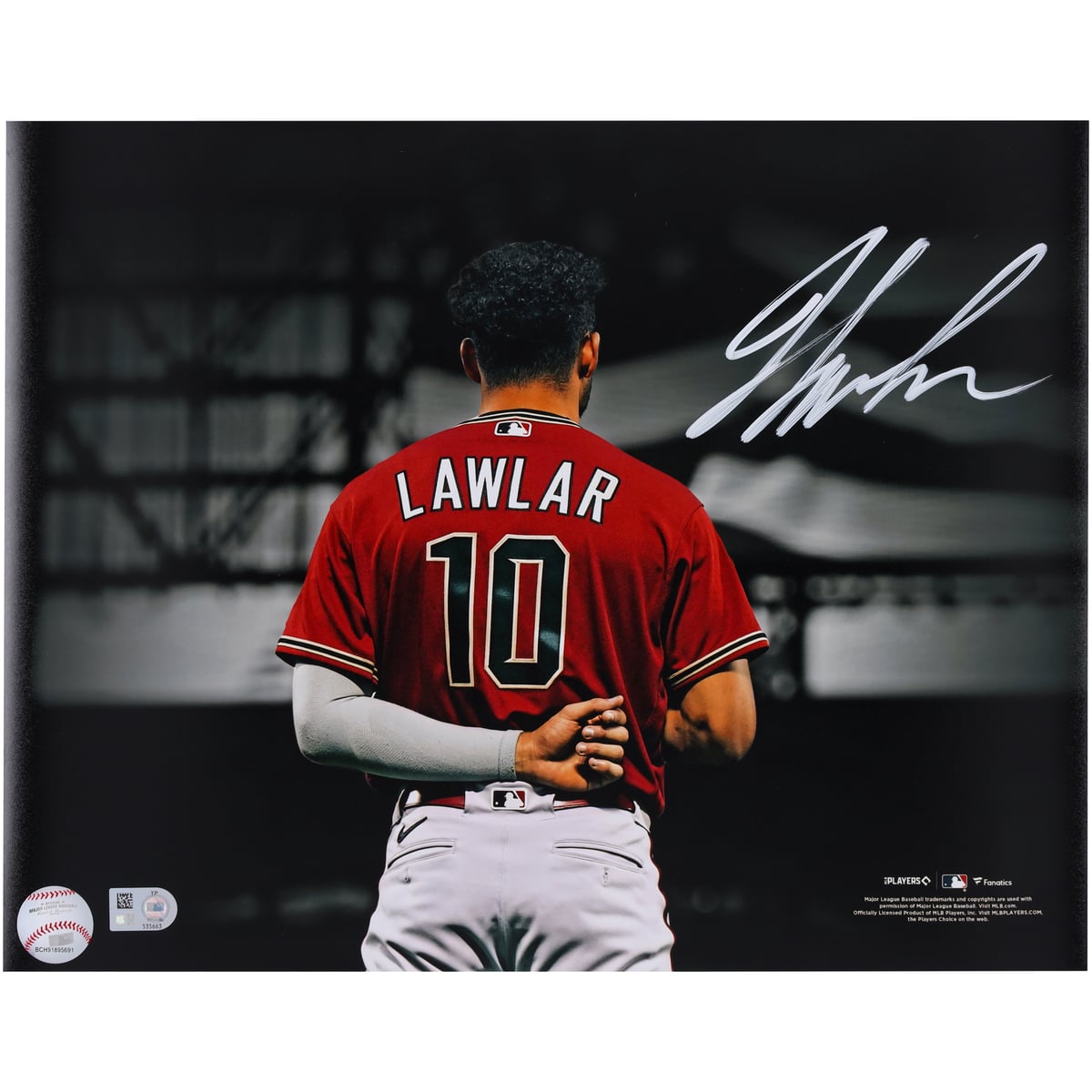 【MLB公式ホログラム付】MLB ダイヤモンドバックス ジョーダン・ローラー 直筆サイン フォト （11x14） Fanatics Authentic/ファナティクスオーセンティック (AUT 11x14 PHOTO 45322) 14,159円