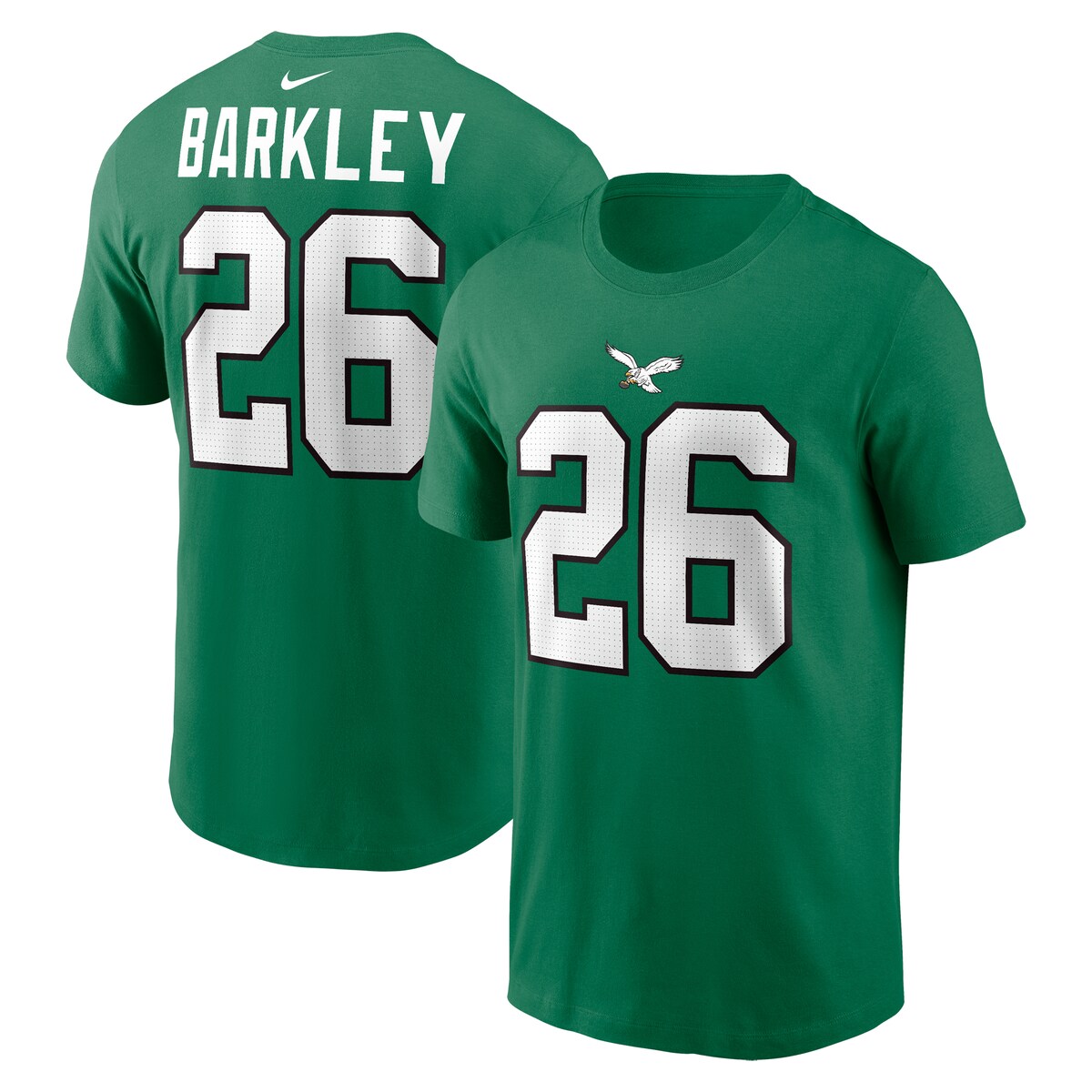 【公式グッズ】NFL イーグルス サクオン・バークレー Tシャツ Nike/ナイキ メンズ グリーン (24 Men's Nike Player N&N SST)｜Fanatics公式ストア 店