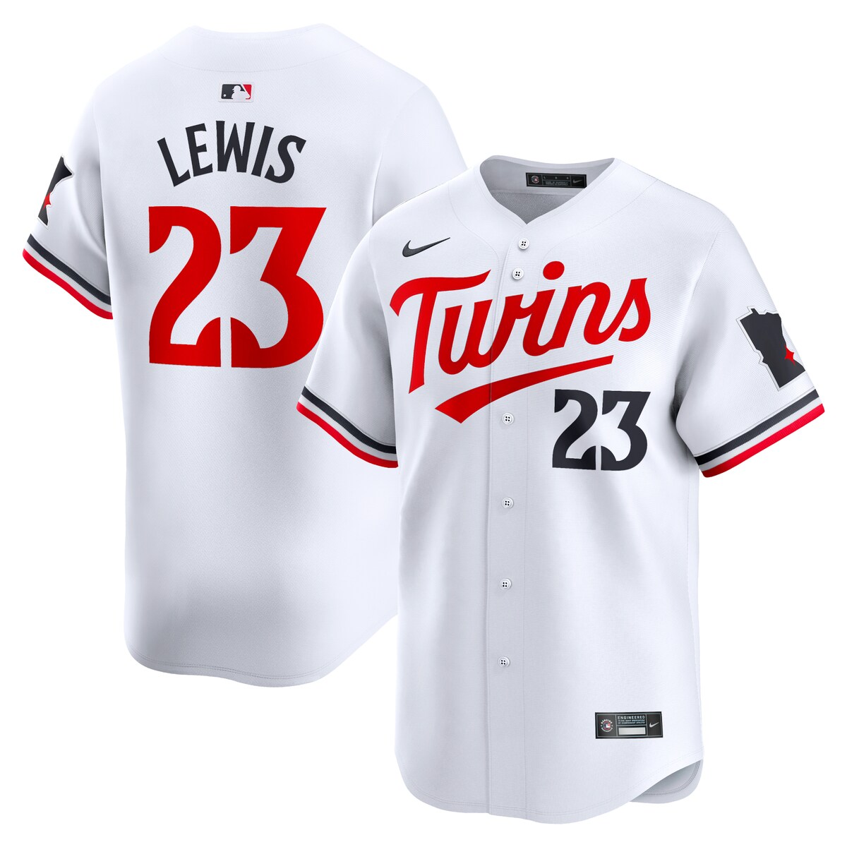 【公式グッズ】MLB ツインズ ロイス・ルイス リミテッド ユニフォーム Nike/ナイキ メンズ ホワイト (Nike Men's Limited Jerseys - FTF All Player MASTER Style)
