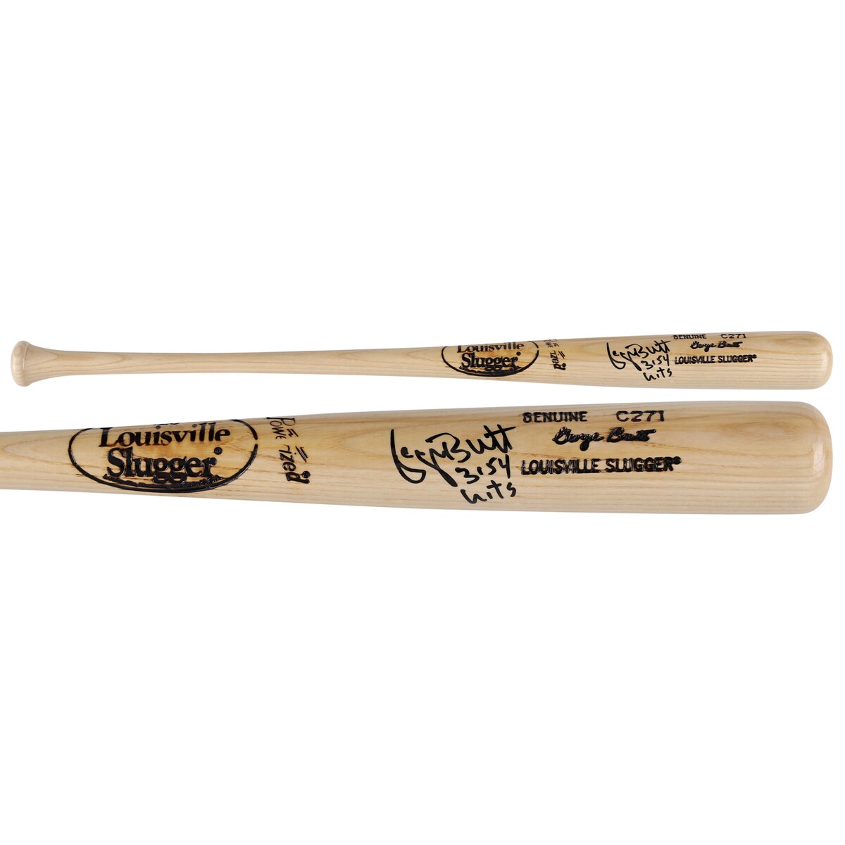 【MLB公式ホログラム付】MLB ロイヤルズ ジョージ・ブレット 直筆サイン バット Fanatics（ファナティクス） (AUT BAT 45309)