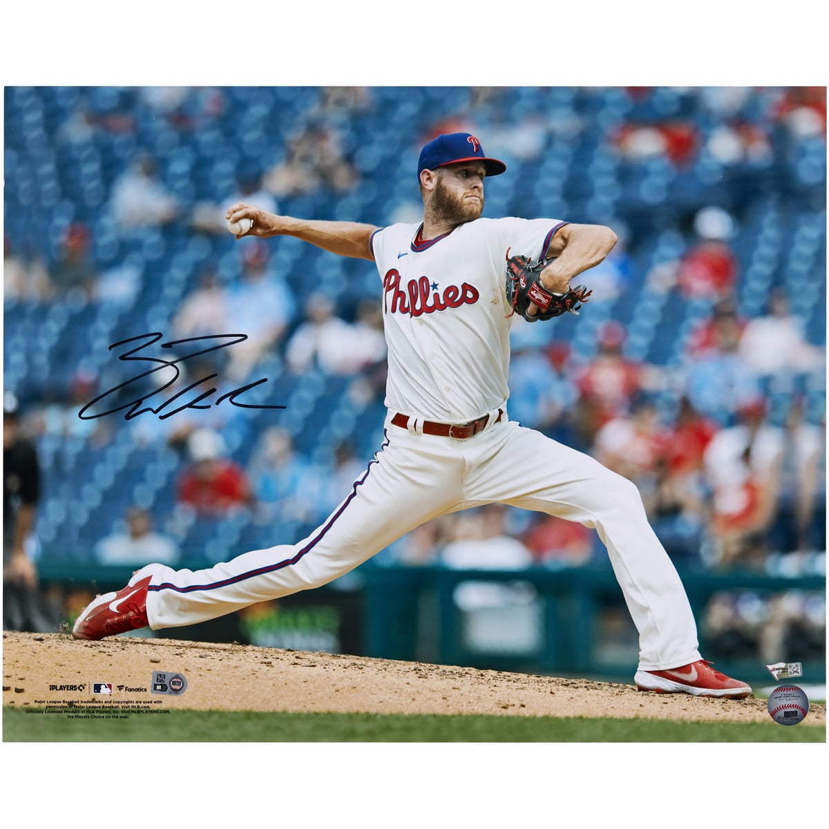 【MLB公式ホログラム付】MLB フィリーズ ザック・ウィーラー 直筆サイン フォト Fanatics Authentic/ファナティクスオーセンティック (Aut 16x20 8312021)