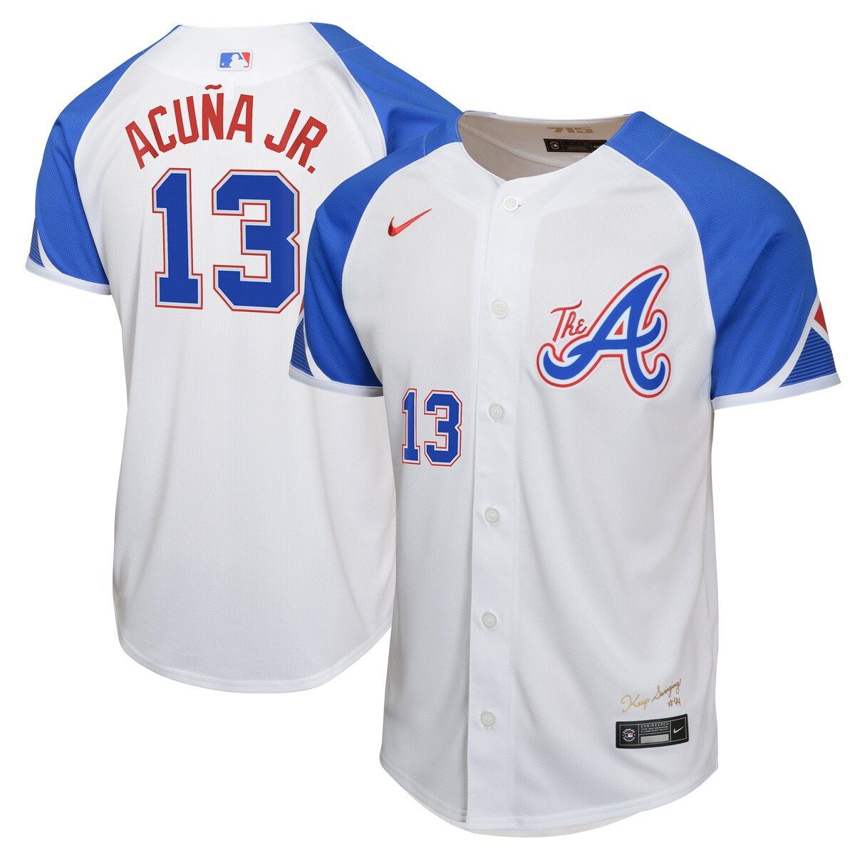 MLB ブレーブス アクーニャJr シティコネクト ユニフォーム ロナルド・アクーニャJr. ユニフォーム ブレーブス シティ