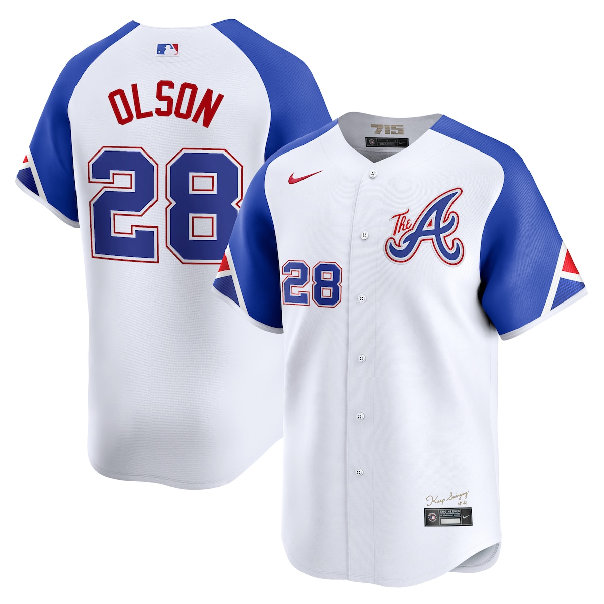 【正規品・新品タグ付き】ブレーブス　シティコネクトユニフォーム MLB ドジャース ユニフォーム シティーコネクト レプリカ Jersey