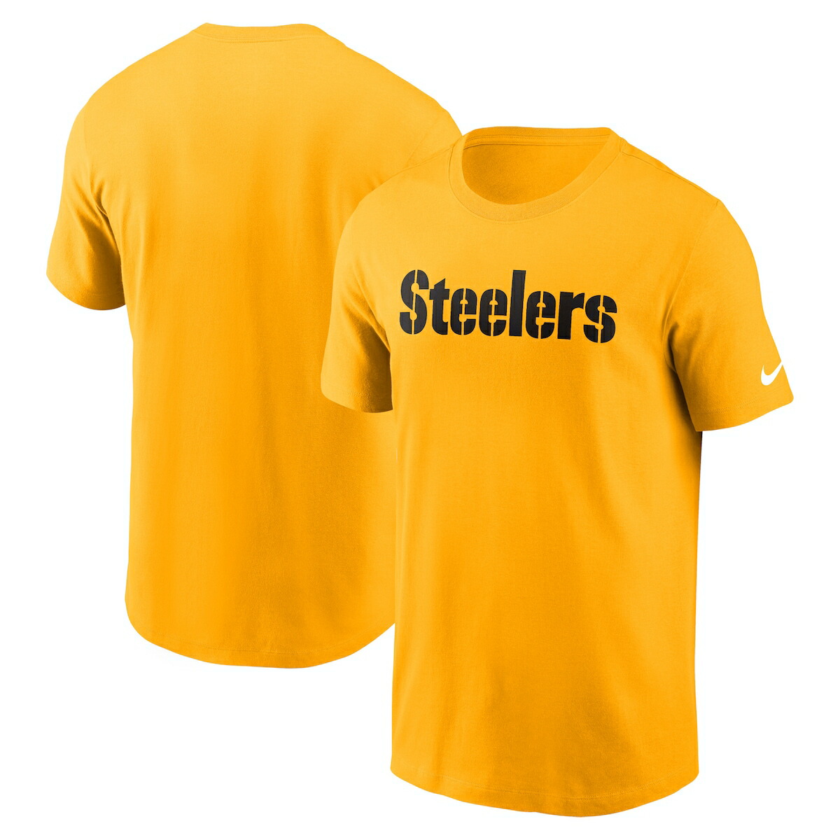【公式グッズ】NFL スティーラーズ Tシャツ Nike/ナイキ メンズ ゴールド (MENS NIKE PRIMETIME WORDMARK ESSENTIAL TEE)