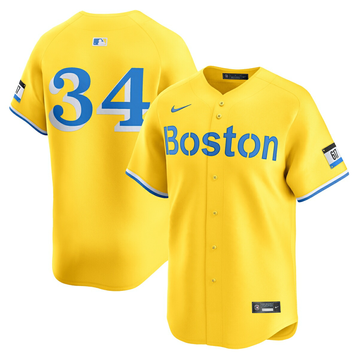 【公式グッズ】MLB レッドソックス デビッド・オルティス シティコネクト ユニフォーム Nike/ナイキ メンズ ゴールド (Nike Mens Limited City Connect Player Jersey - Carryover)