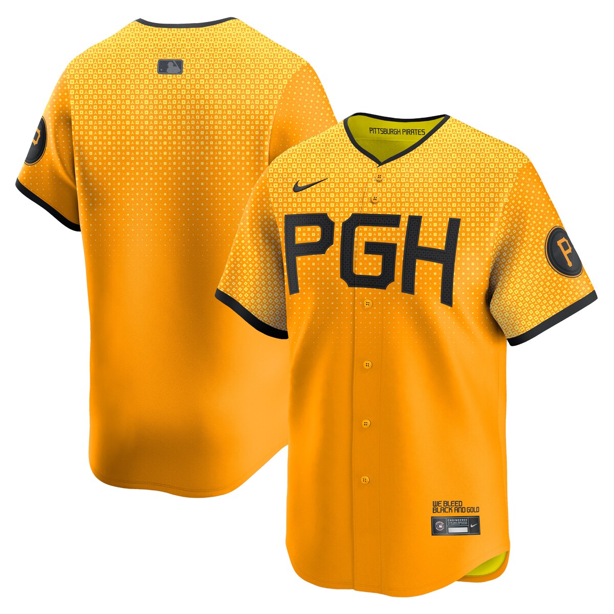 【公式グッズ】MLB パイレーツ リミテッド ユニフォーム Nike/ナイキ メンズ ゴールド (Nike Mens Limited City Connect Blank Jersey - Carryover)