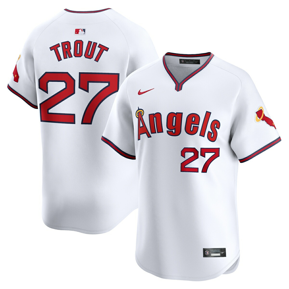 楽天市場】MLB マイク・トラウト エンゼルス ユニフォーム