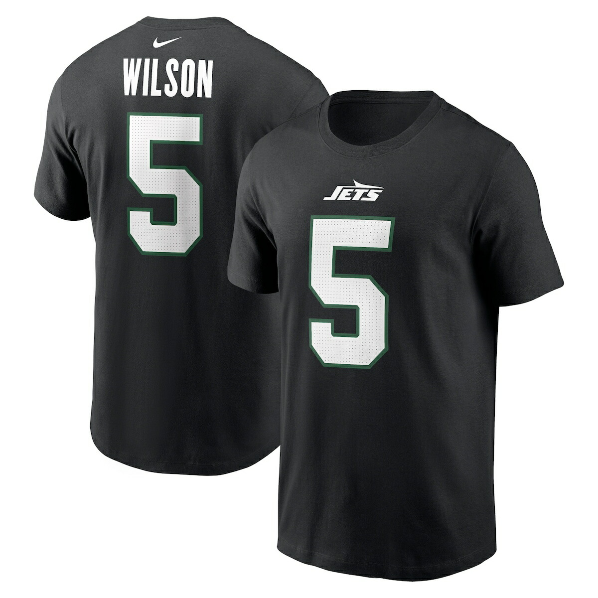 【公式グッズ】NFL ジェッツ ギャレット・ウィルソン ネーム&ナンバー Tシャツ Nike/ナイキ メンズ ブラック (24 Men's Nike Player N&N SST)|Fanatics公式ストア 店