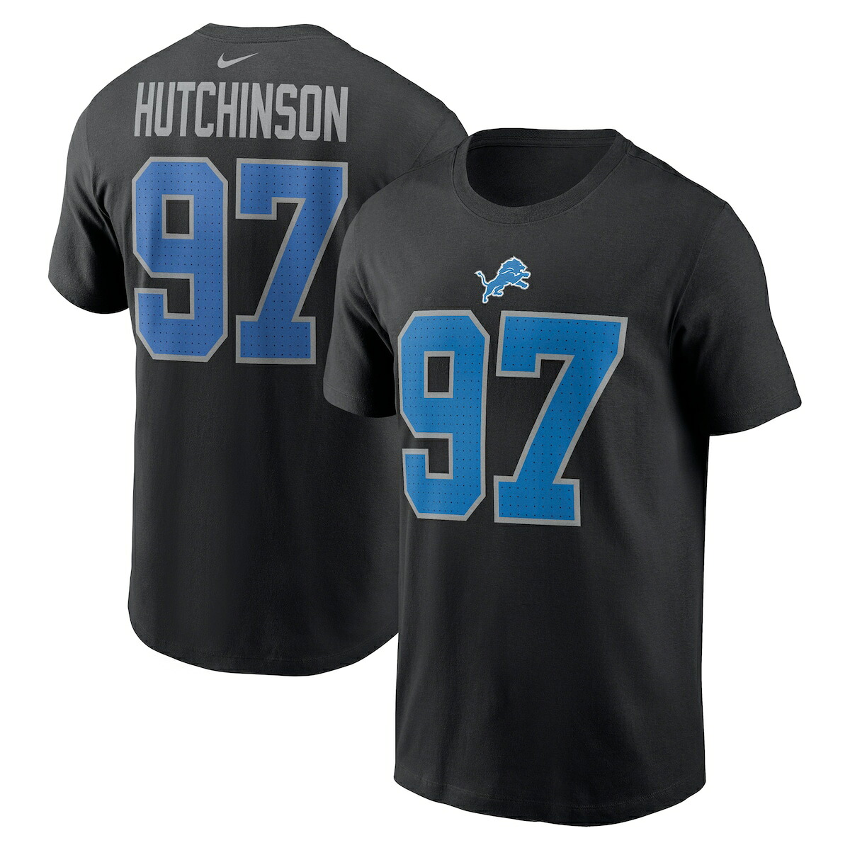 【公式グッズ】NFL ライオンズ エイダン・ハッチンソン ネーム&ナンバー Tシャツ Nike/ナイキ メンズ ブラック (24 Men's Nike Player N&N SST)｜Fanatics公式ストア 店
