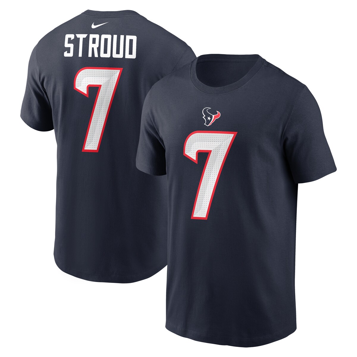 【公式グッズ】NFL テキサンズ C.J. ストラウド ネーム&ナンバー Tシャツ Nike/ナイキ メンズ ネイビー (24 Men's Nike Player N&N SST)|Fanatics公式ストア 店