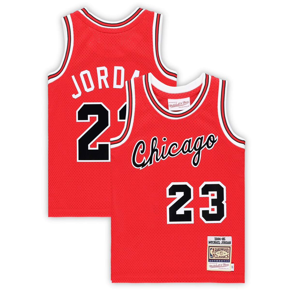 【公式グッズ】NBA ブルズ マイケル・ジョーダン ユニフォーム Mitchell & Ness/ミッチェル&ネス ベビー レッド (OST MNC Infant Authentic Michael Jordan Jerseys)|Fanatics公式ストア 店