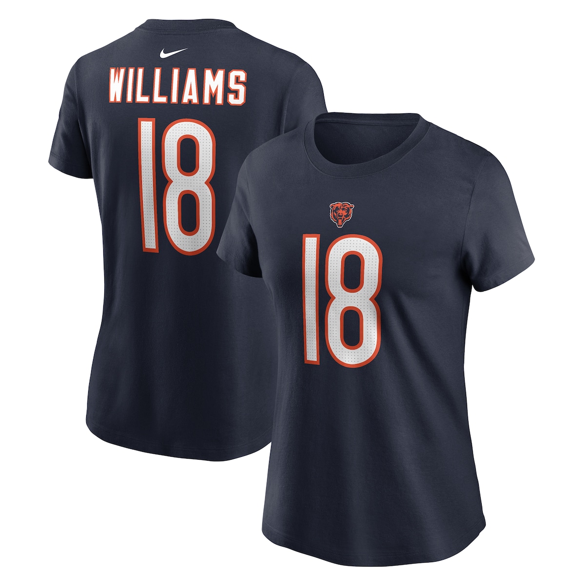 【公式グッズ】NFL ベアーズ ケイレブ・ヘイニー ネーム&ナンバー Tシャツ Nike/ナイキ レディース ネイビー (Women's Nike Player N&N SST 2024 Draft)|Fanatics公式ストア 店
