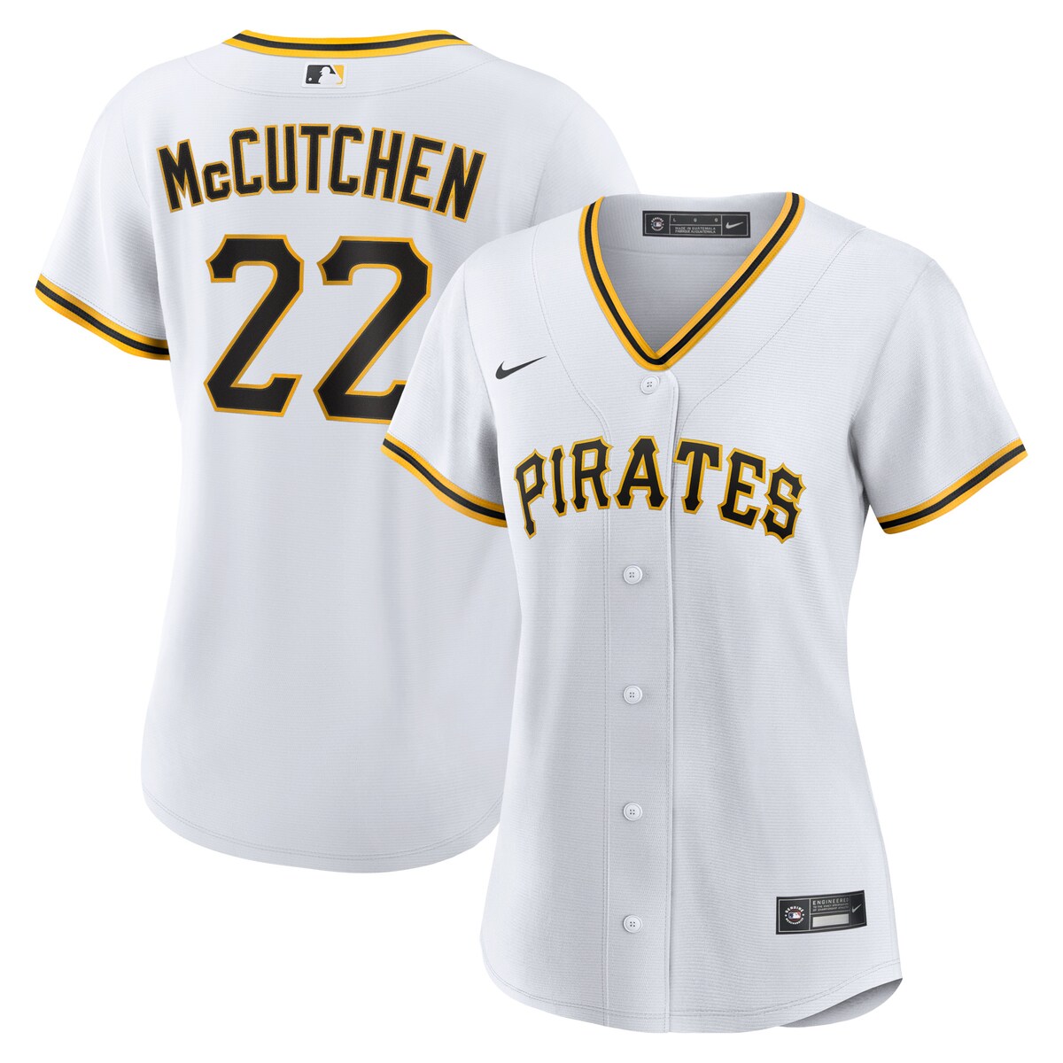 【公式グッズ】MLB パイレーツ アンドリュー・マッカチン ホーム ユニフォーム （レプリカ） Nike/ナイキ レディース ホワイト (Women's Replica Player Jerseys - RYG Adds WK 14)