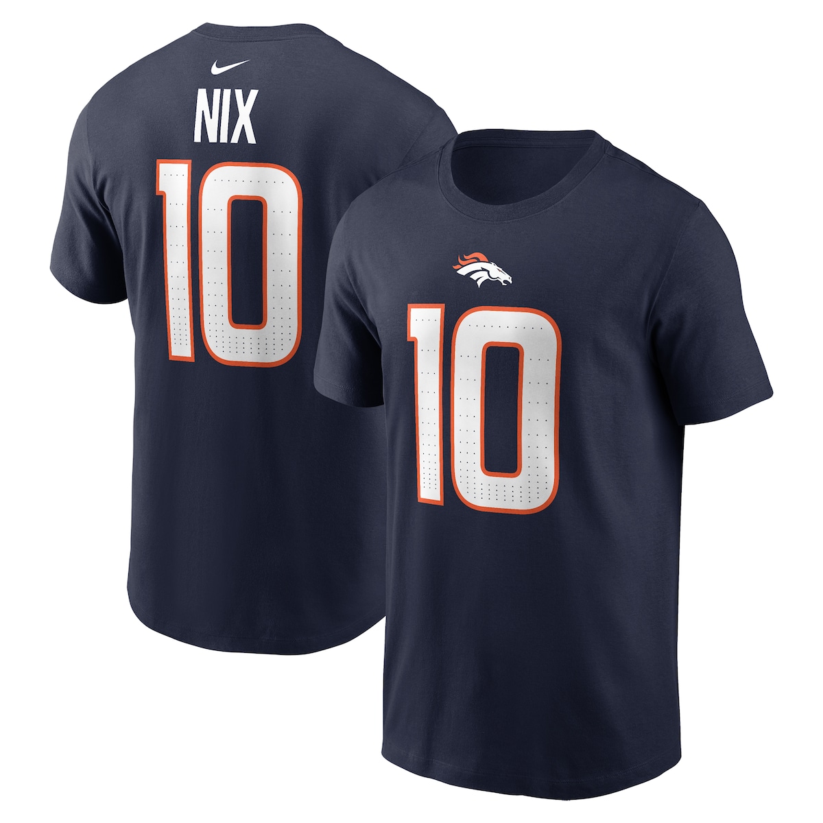 【公式グッズ】NFL ブロンコス ボー・ニックス ネーム&ナンバー Tシャツ Nike/ナイキ メンズ ネイビー (24 Men's Nike Player N&N SST)｜Fanatics公式ストア 店 9,910円