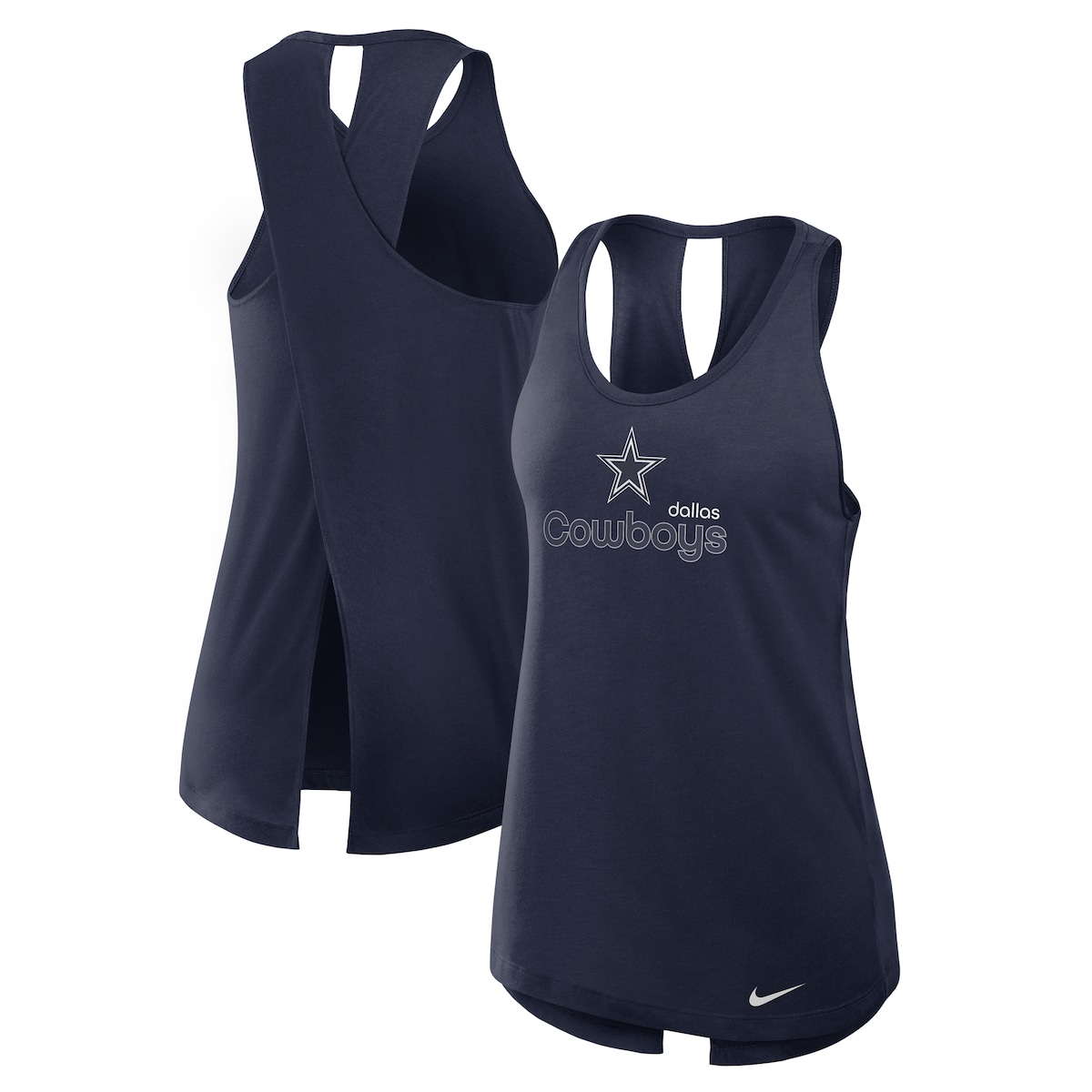 【公式グッズ】NFL カウボーイズ タンクトップ Nike/ナイキ レディース ネイビー (24 Women's Nike Dri Fit Tank)｜Fanatics公式ストア 店
