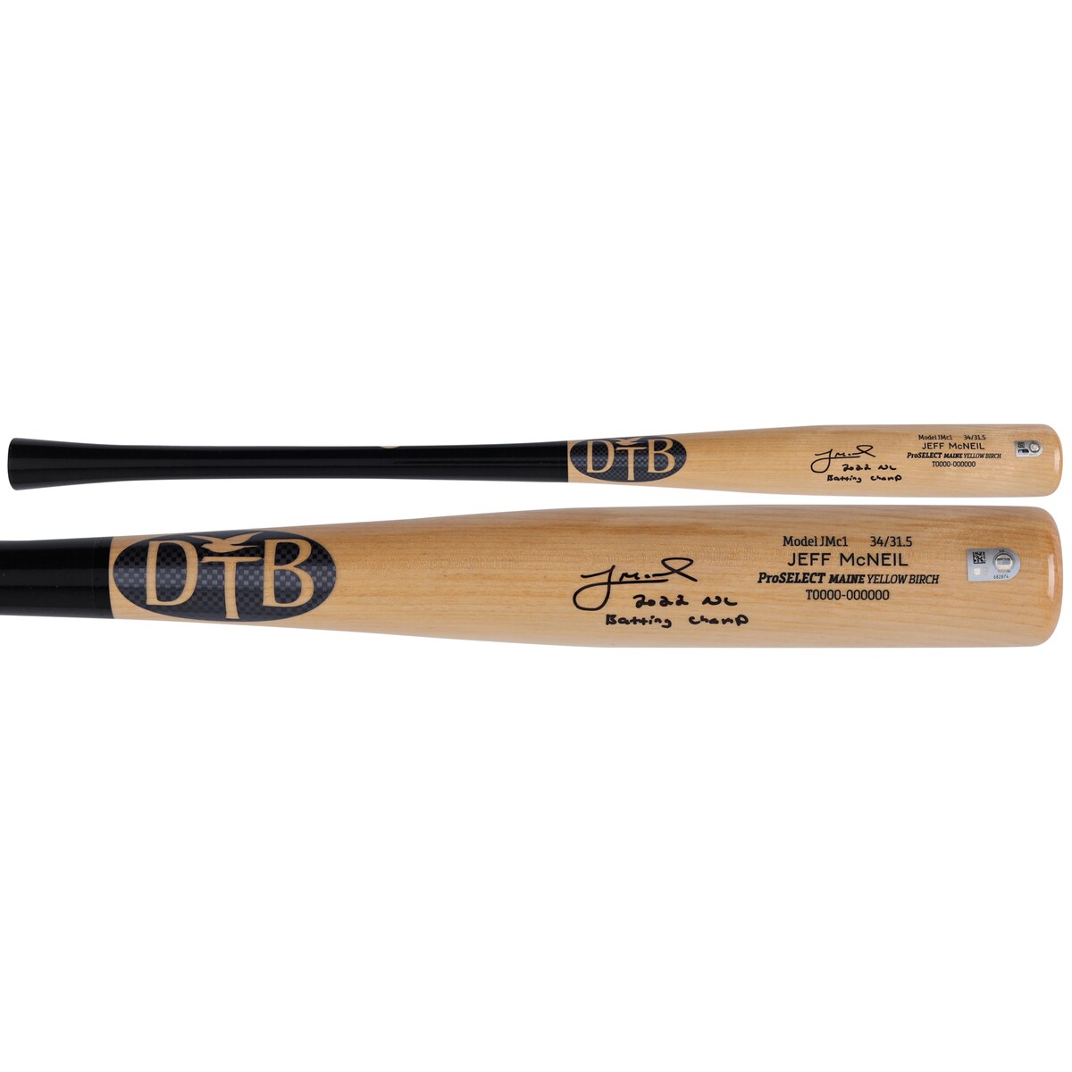 【MLB公式ホログラム付】MLB メッツ ジェフ・マクニール 直筆サイン バット Fanatics（ファナティクス） (AUT BAT 45393)