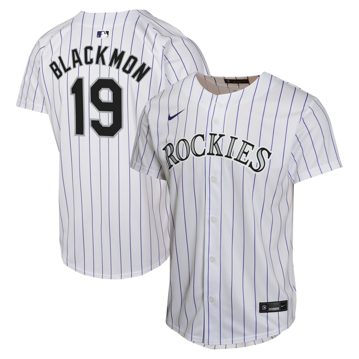 【公式グッズ】MLB ロッキーズ チャーリー・ブラックモン ホーム ユニフォーム （レプリカ） Nike/ナイキ キッズサイズ ホワイト (OST Youth Home Game Player Jersey)