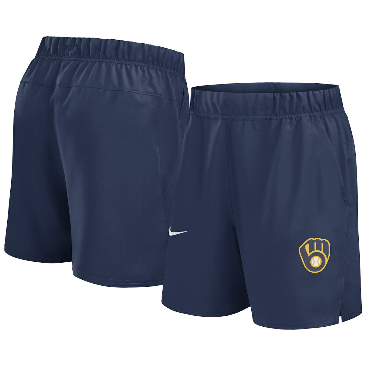 【公式グッズ】MLB ブルワーズ トレーニングショーツ Nike/ナイキ メンズ ネイビー (Men's Nike Woven Victory Short SU24)