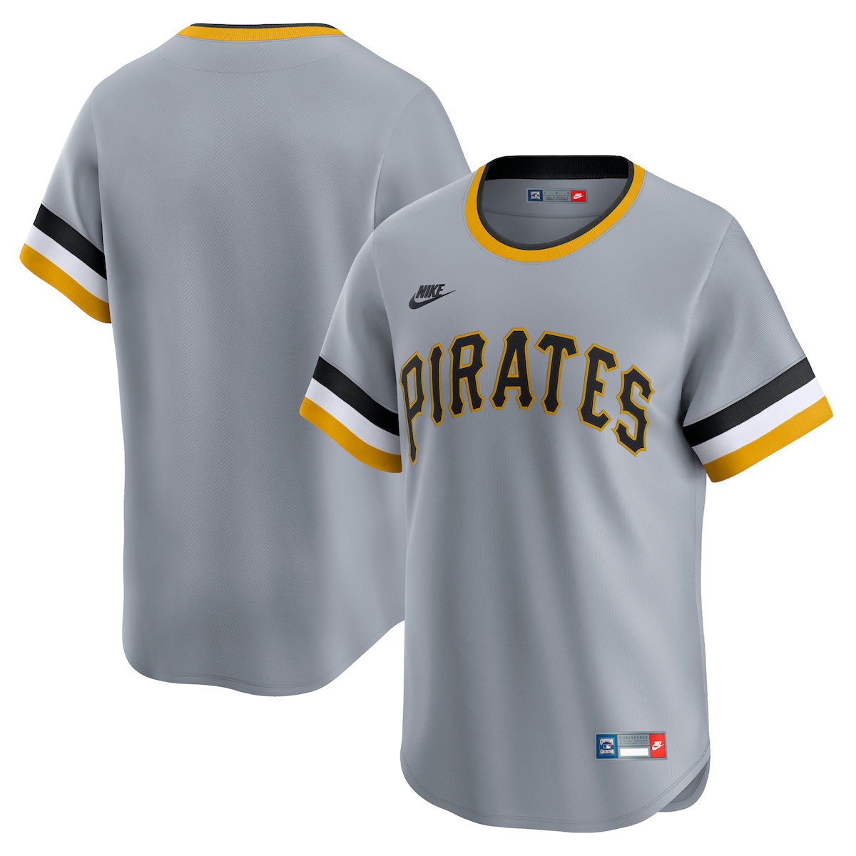 【公式グッズ】MLB パイレーツ クーパーズタウンコレクション ユニフォーム Nike/ナイキ メンズ グレイ (Nike Mens Ltd Cooperstown Blank Jersey)｜Fanatics公式ストア 店