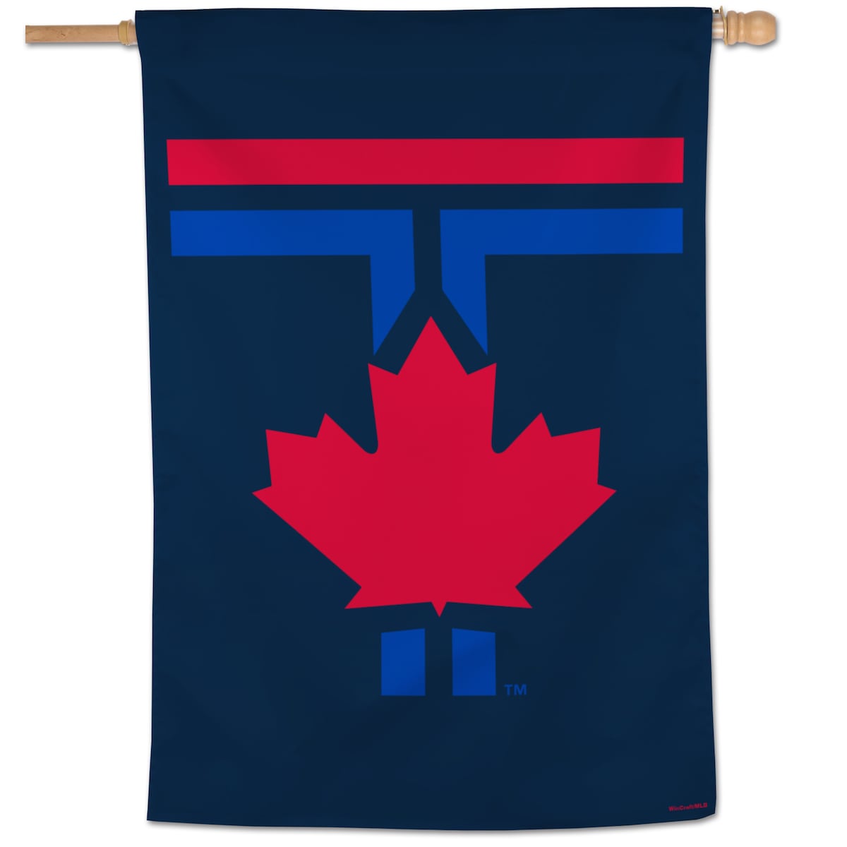 【公式グッズ】MLB ブルージェイズ フラッグ WinCraft (24 1 Sided 28x40 Vertical Banner - City Connect)