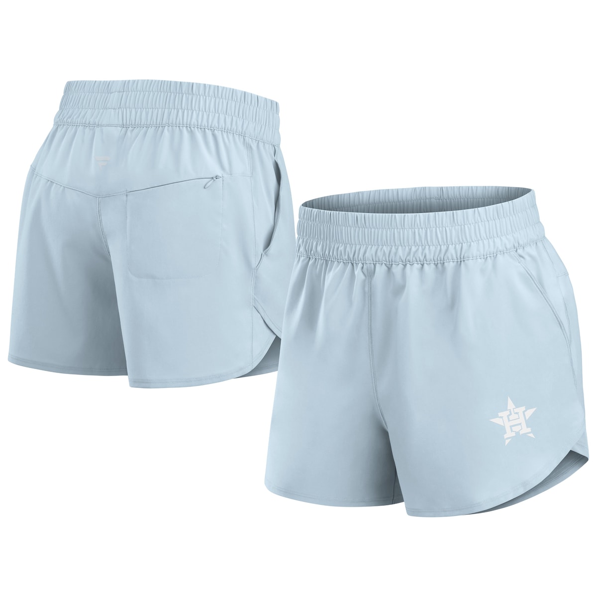 【公式グッズ】MLB アストロズ カジュアル ショーツ Fanatics/ファナティクス レディース ライトブルー (Women's Fanatics Branded Front Office Woven Short)