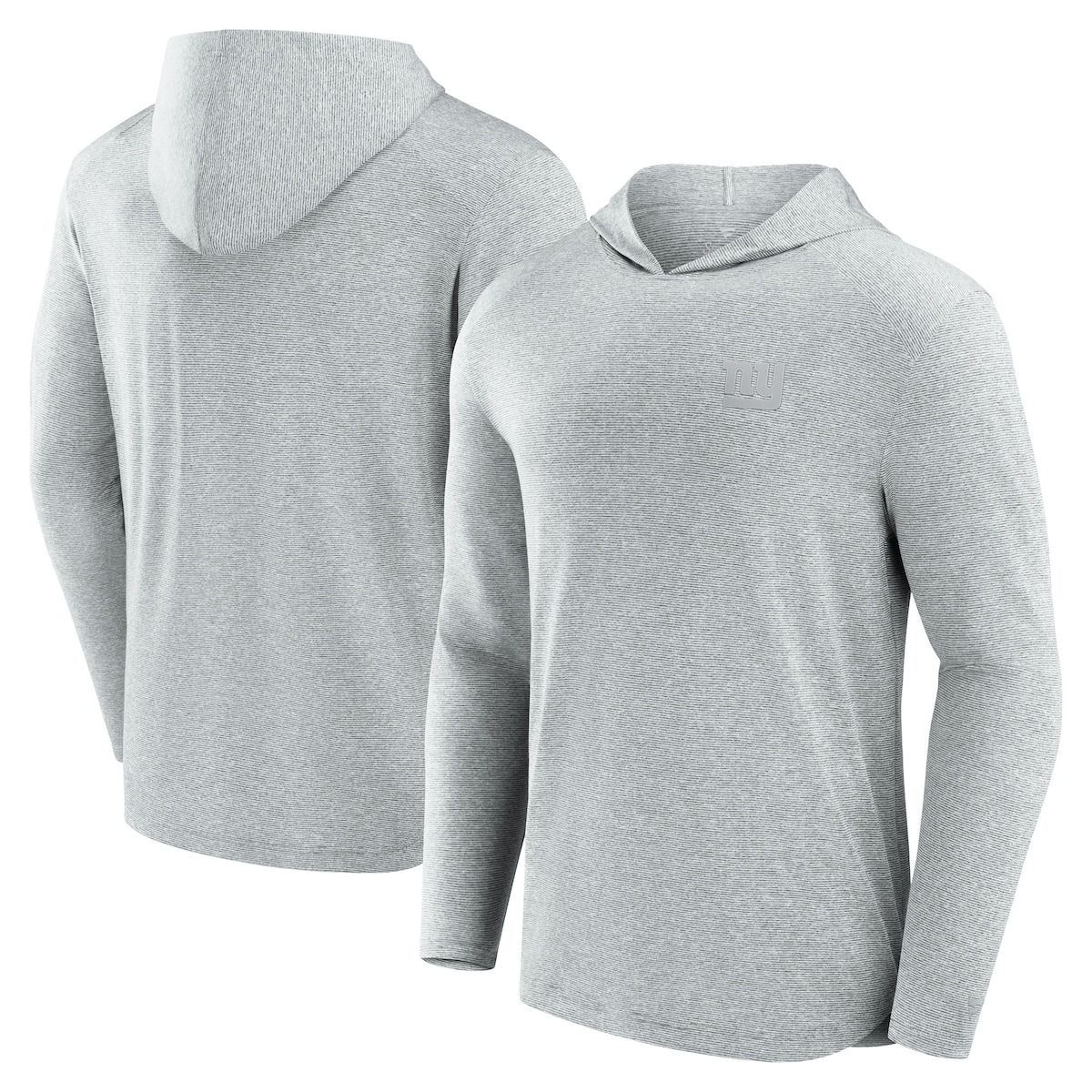 【公式グッズ】NFL ジャイアンツ フード付き Tシャツ Fanatics/ファナティクス メンズ グレイ (Mens Fanatics Signature Front Office Tech Lightweight Hoodie)