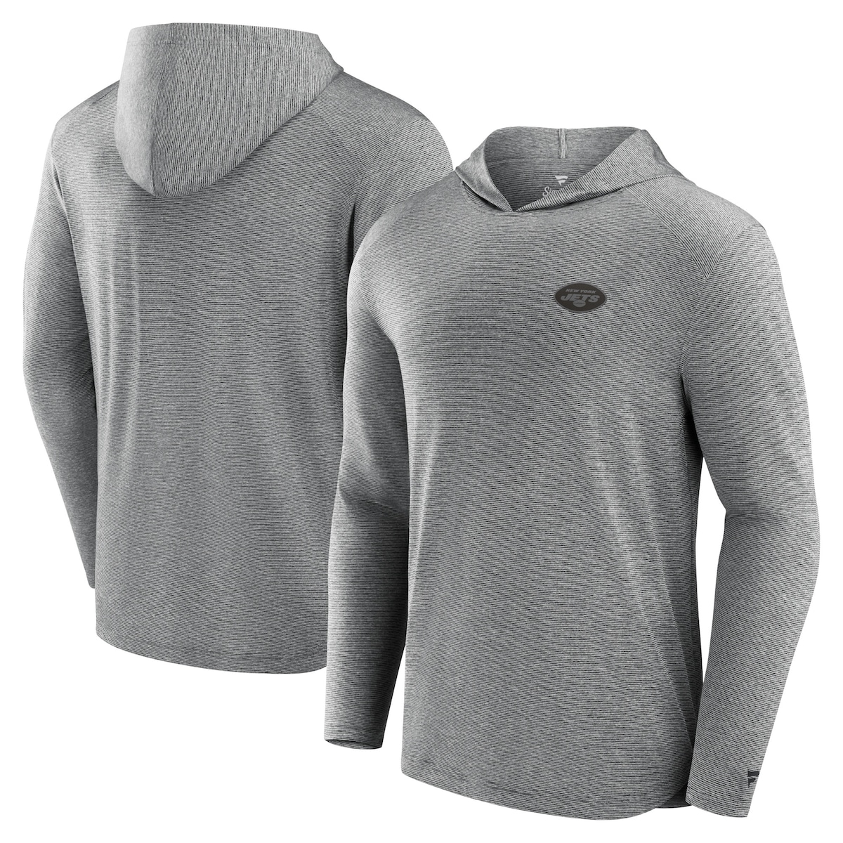 【公式グッズ】NFL ジェッツ フード付き Tシャツ Fanatics/ファナティクス メンズ ブラック (Mens Fanatics Signature Front Office Tech Lightweight Hoodie)