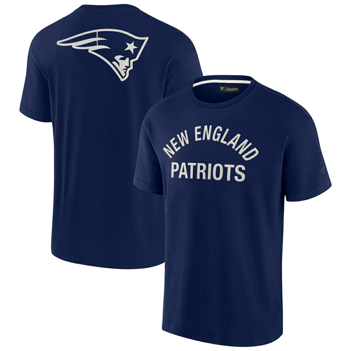 【公式グッズ】NFL ペイトリオッツ Tシャツ Fanatics/ファナティクス ネイビー (Unisex Fanatics Signature Elements Super Soft Short Sleeve T-Shirt)｜Fanatics公式ストア 店