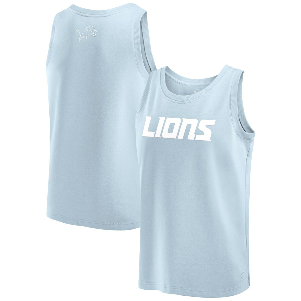 【公式グッズ】NFL ライオンズ タンクトップ Fanatics/ファナティクス メンズ ライトブルー (MENS 24 NFL SIGNATURE ELEMENTS TANK)｜Fanatics公式ストア 店