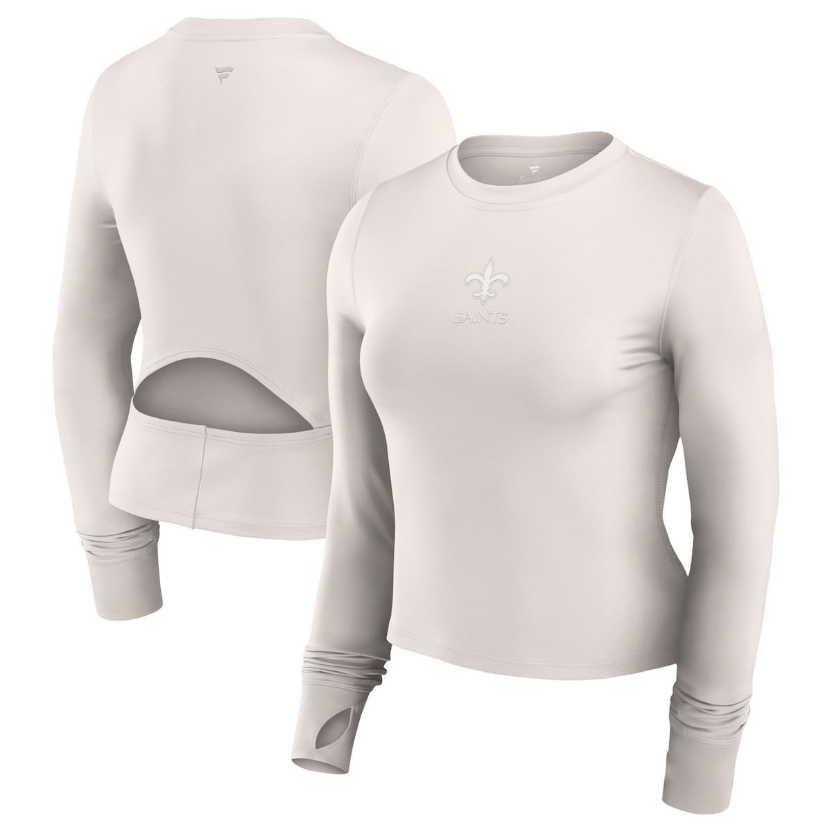 【公式グッズ】NFL セインツ Tシャツ Fanatics/ファナティクス レディース ホワイト (24 Women's Fanatics Branded Front Office Long Sleeve Tee) 10,742円