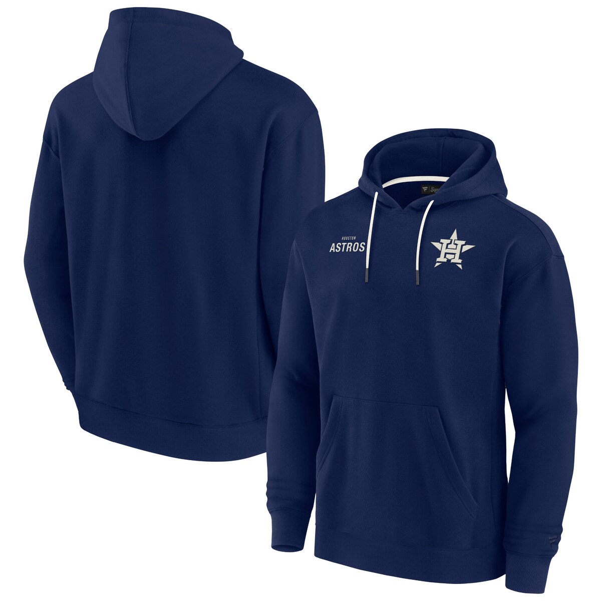 【公式グッズ】MLB アストロズ フリース パーカー Fanatics/ファナティクス ネイビー (Unisex Fanatics Signature Elements Super Soft Fleece Pullover Hoodie)
